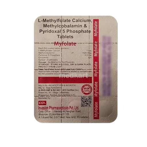 myfolate tablet 10's